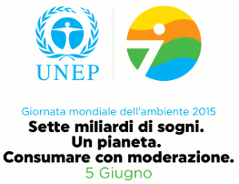 Logo UNEP della Giornata Mondiale dell'Ambiente 2015