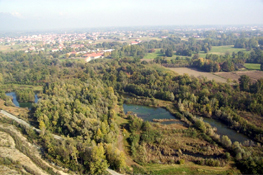 Vista aerea dell'area (foto: Piero Beria)