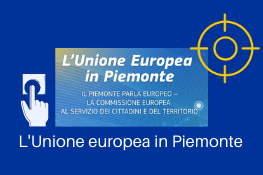 logo Unione Europea in Piemonte