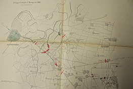 Cartografia militare: battaglia di Marengo