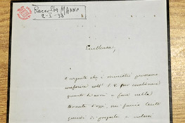 Lettera del conte di Cavour
