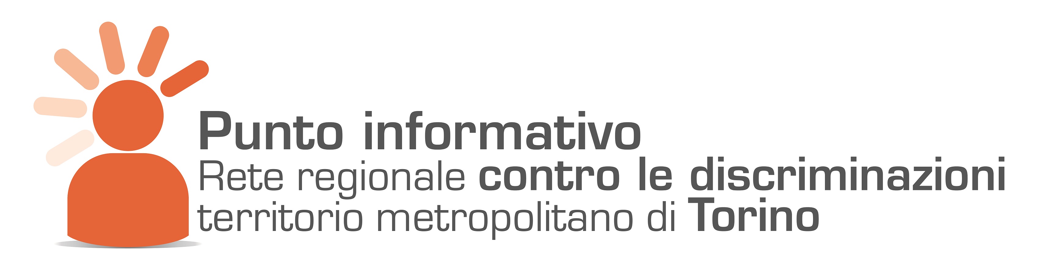 Logo discriminazioni punto informativo Torino Leggero