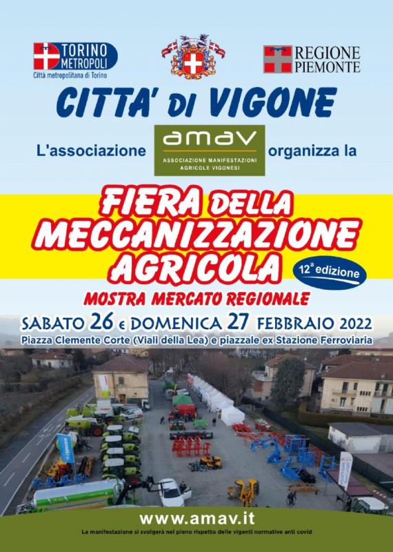 Fiera Meccanizzazione Agricola Vigone 26-27 02 2022