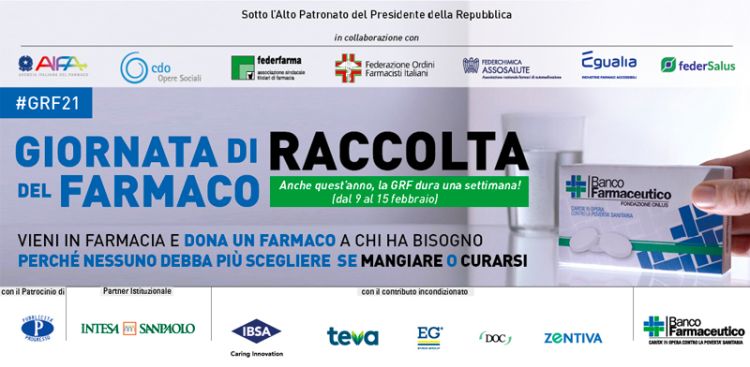 banner Giornata Raccolta Farmaco 2021