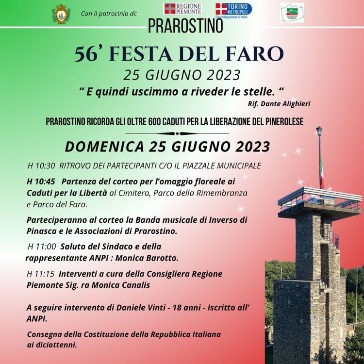 locandina Festa Faro Libertà Prarostino 2023 1