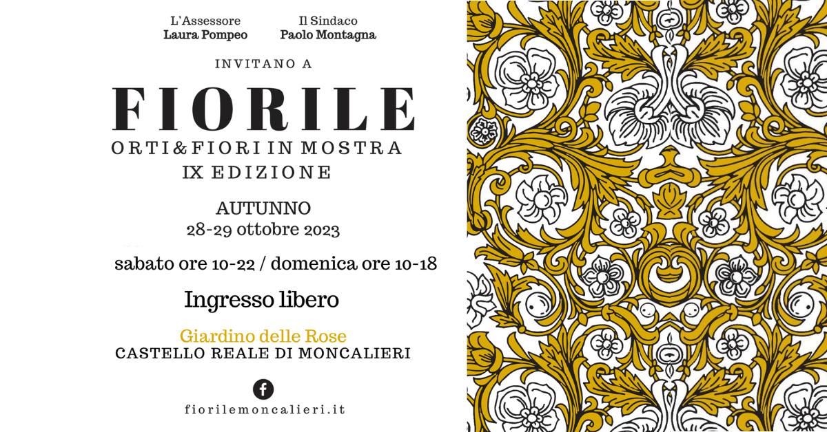 locandina Fiorile Moncalieri 28-29 10 2023