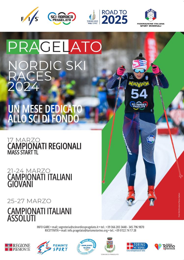 locandina Pragelato Nordic Ski Races 03 2024