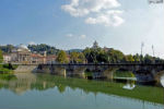 Riflessi sul Po, la Gran Madre e il ponte Vittorio Emanuele I - foto di Cinzia Consolati